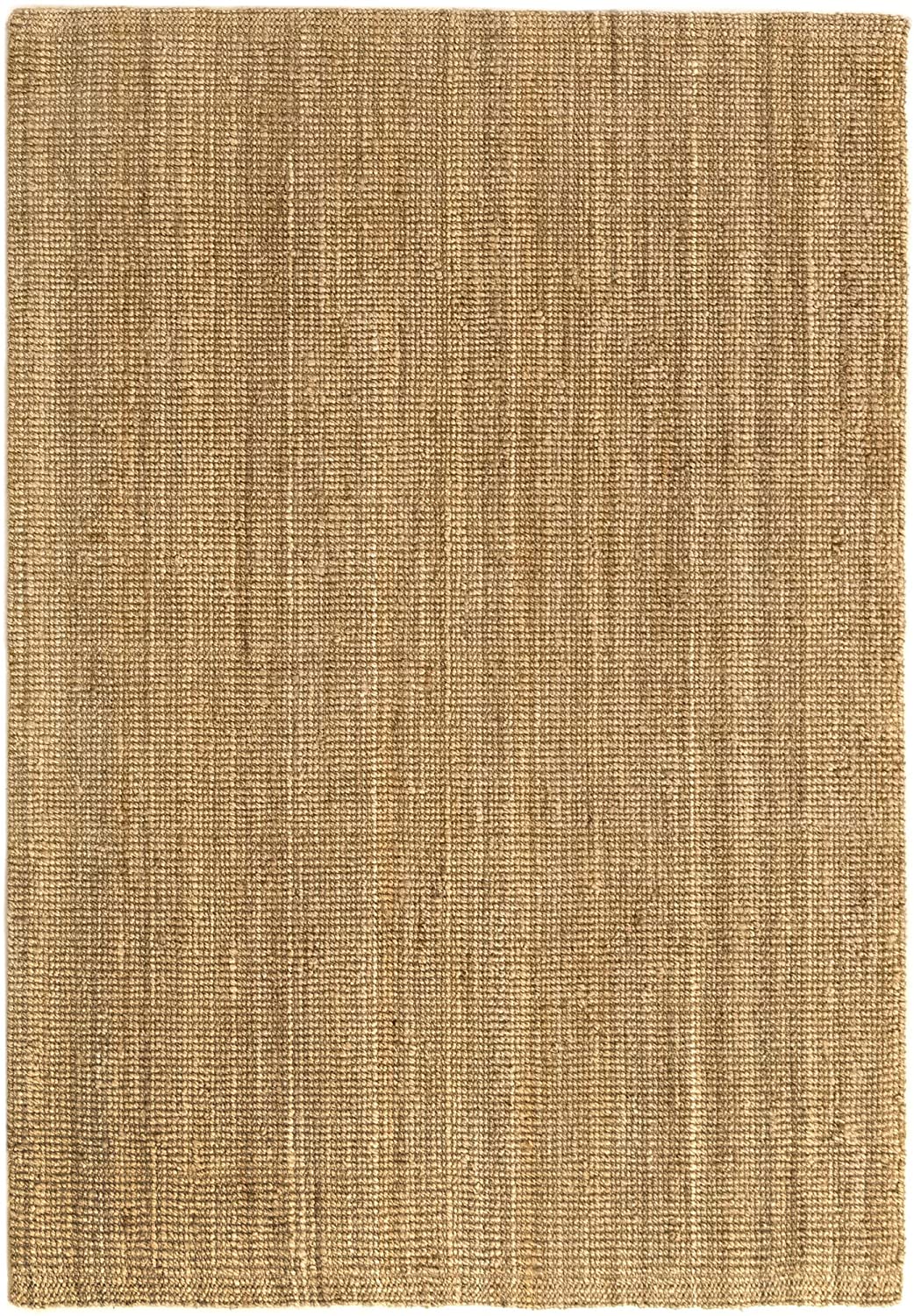 HAMID Kerala Jute Rug - 100% Jute Fiber Rug (Natural, 160x230cm)