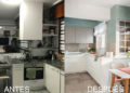 The Before and After of a kitchen in Bilbao that in addition to style has gained a comfortable and practical office