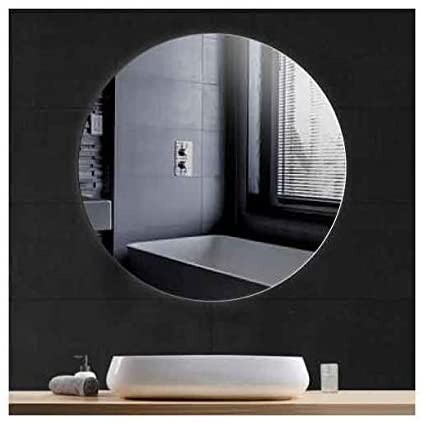 round bathroom mirror