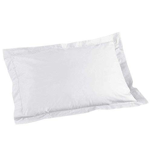 Douceur d'Intérieur - 1640701, Pillowcase, 50 x 70 Cm, Lit Uni, Smooth 57 Threads, White