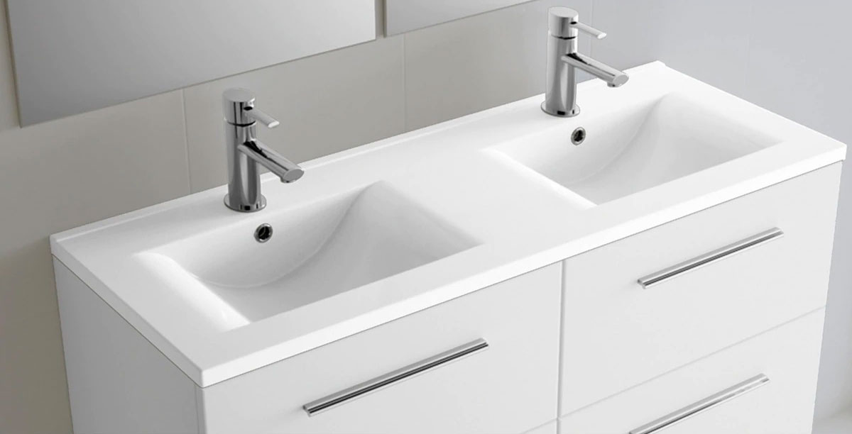 SALGAR Salgar Iberia double countertop washbasin