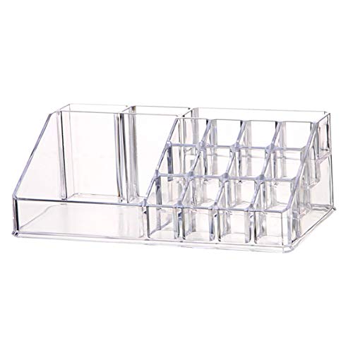 ZEEREE Makeup Organizer, Clear Acrylic Acrylic Storage Box Makeup Rack Cosmetic Organizer