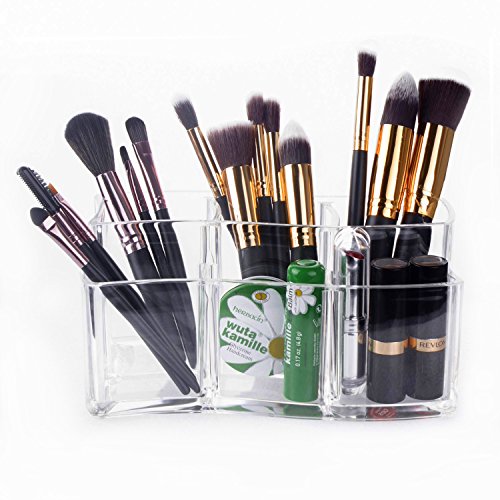 Organizzatore Trucco in Acrilico - Meersee Contenitori trucchi Cosmetic Organizer Porta pennelli trucco