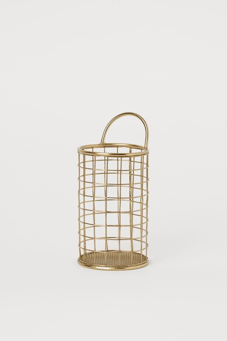 Metal cutlery basket