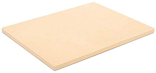 Ga HOMEFAVOR 38 cm x 30 cm Rectangular Panel of Cordierite and Stone for Baking Pizzas