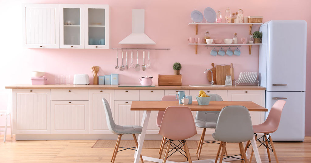 decorate the house with pink