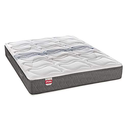 PIKOLIN I Premium Range Spring Mattress I High Normablock Firmness I Comfort High Viscoelastic and Fiber I Total Hygiene Protection I Removal Used included I 28 cm I 135x190 I Model AVA