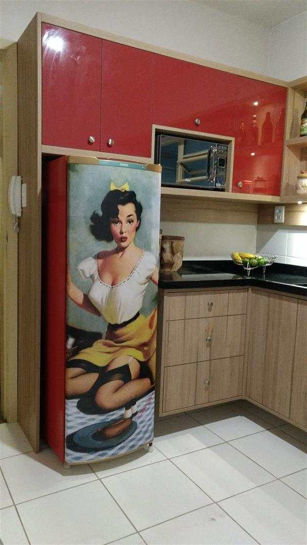 Retro Enveloped Fridge