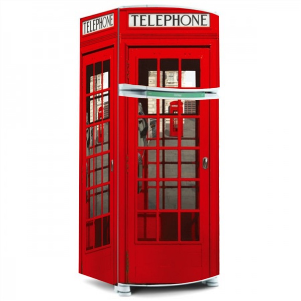 Telephone Booth Fridge