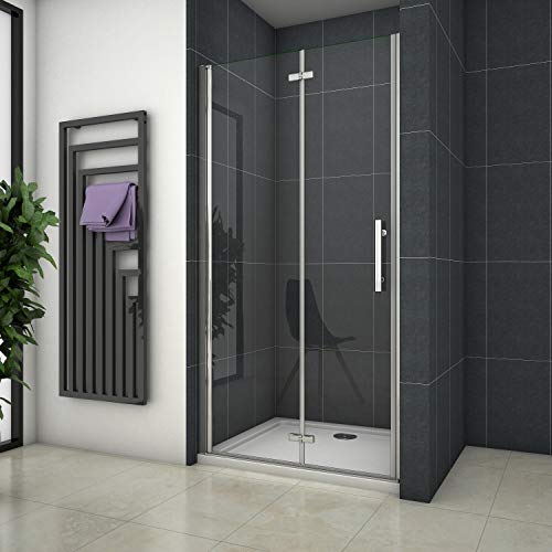 Shower screen Folding Door Opening Anti-limescale 120x195cm