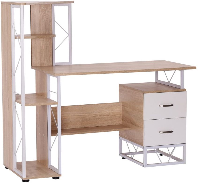 computer desk with chest of drawers