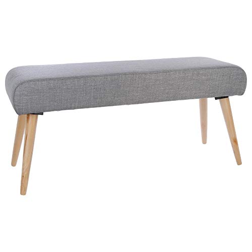 Fran stool pouf - Scandinavian look - Color GRAY Silk