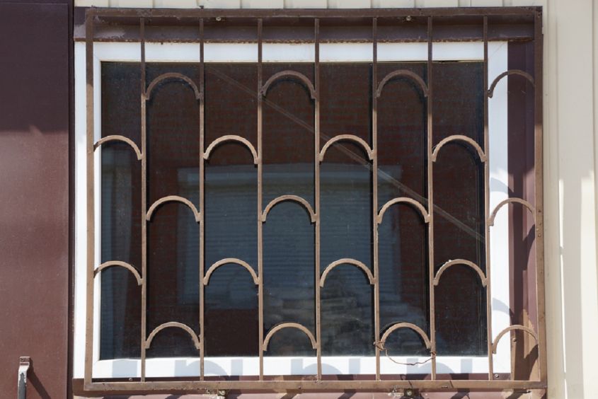 window with railing