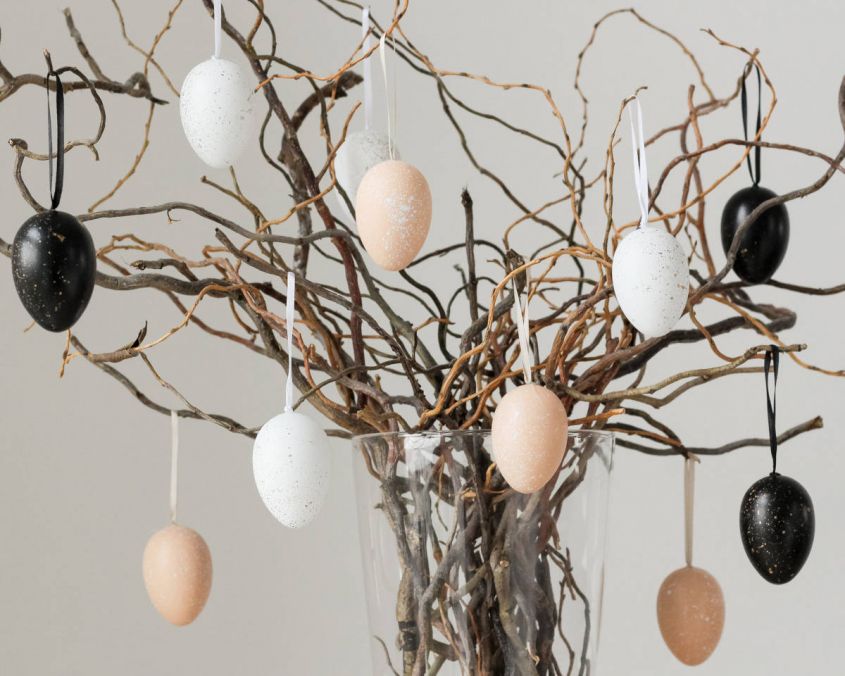 easter trees with twisted branches