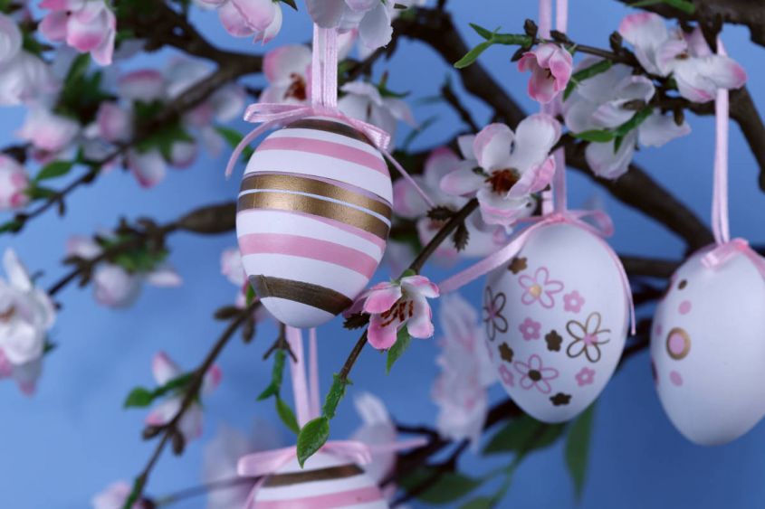 ideas for decorating easter tree