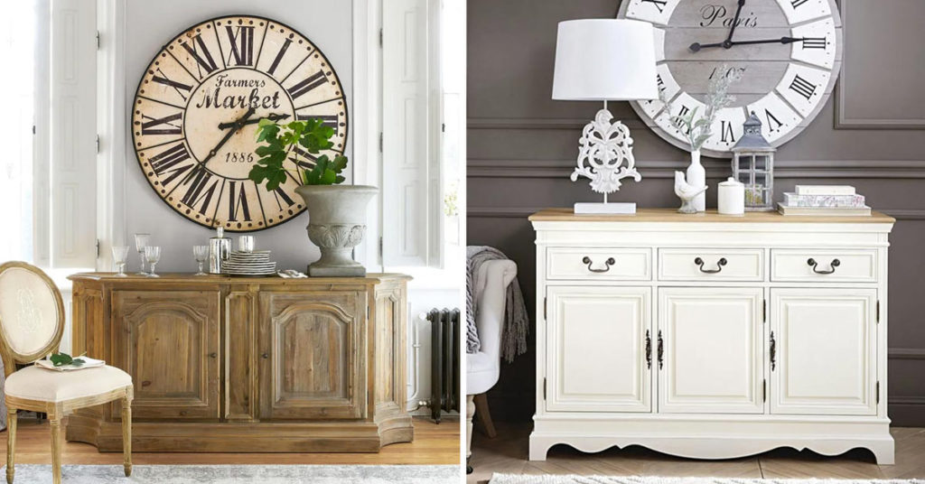 Provencal style sideboards Maisons du monde.