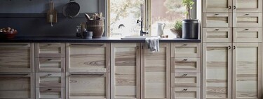 Wood furniture (solid) or the most natural trend in the kitchen