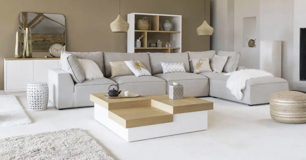 modern living room Maisons du Monde