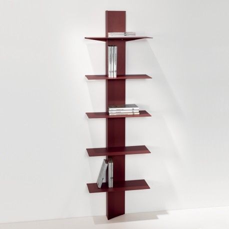 wall column bookcase