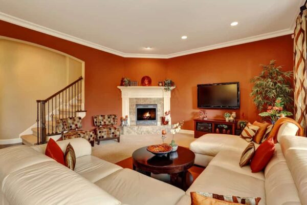 living room-cherry-colored-walls-7