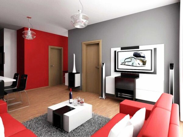 living room-cherry-colored-walls-13