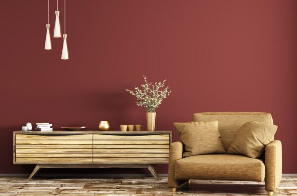 living room-cherry-colored-walls-10