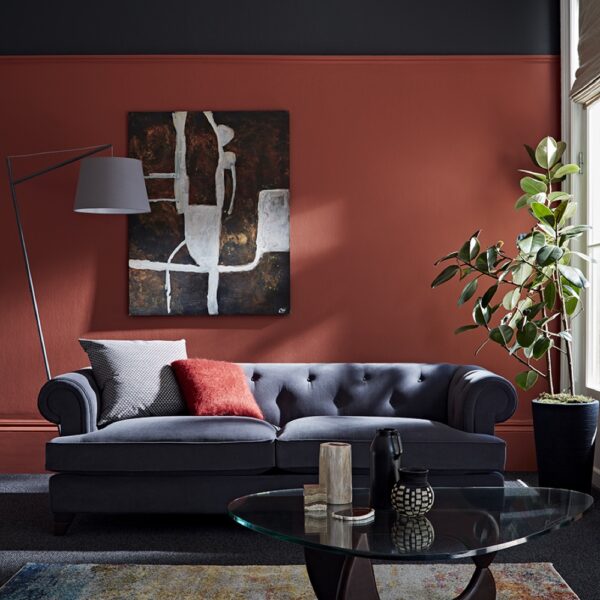 living room-cherry-colored-walls-1