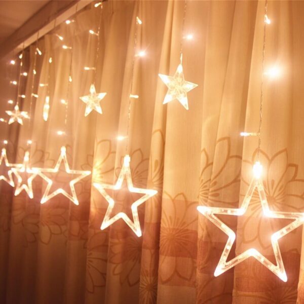 decorations-new year-lights-stars-tent