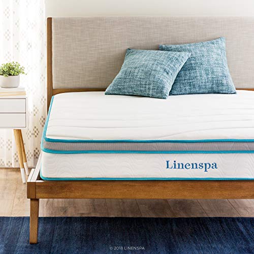 Linenspa - Memory foam and spring hybrid mattress, 20 cm, medium firm