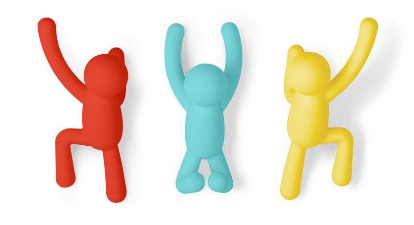 Buddy wall coat hanger by Umbra Design