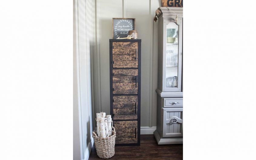 Kallax rustic shelf