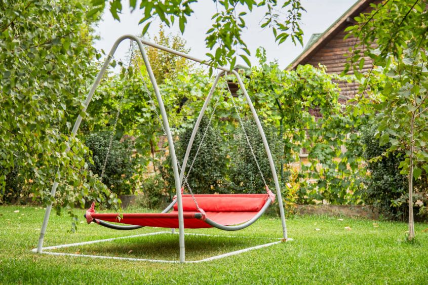 rocking garden sun lounger hammock