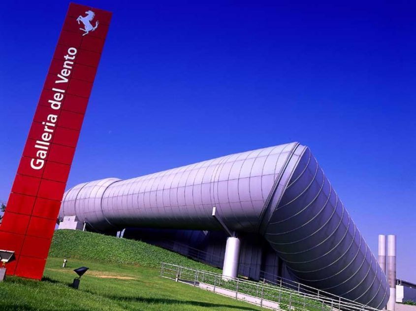 Wind Tunnel of the Ferrari house in Maranello