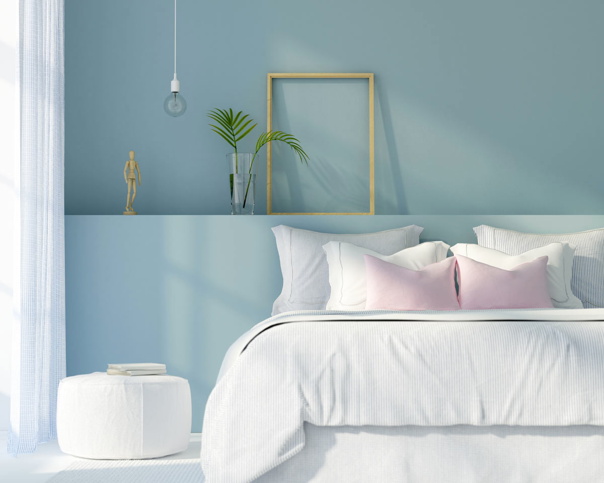 Choose the color of the walls for the bedroom