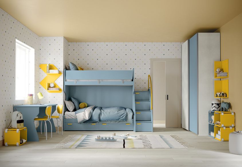 Colombini Casa Children's room with bunk bed