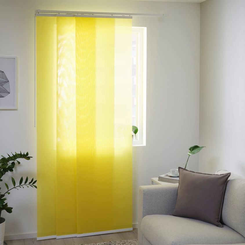 ingjerd yellow panel curtain