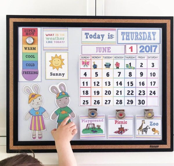 Personalized calendar for children