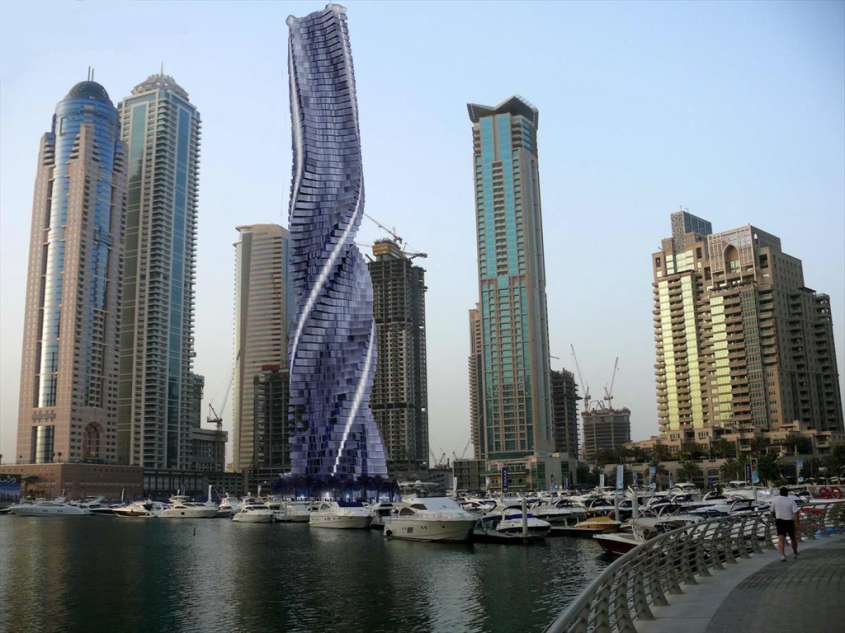 The Rotating Tower in the United Arab Emirates