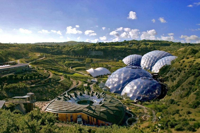 Eden project in the UK