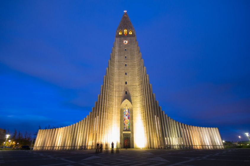 Hallgrimur church in Iceland