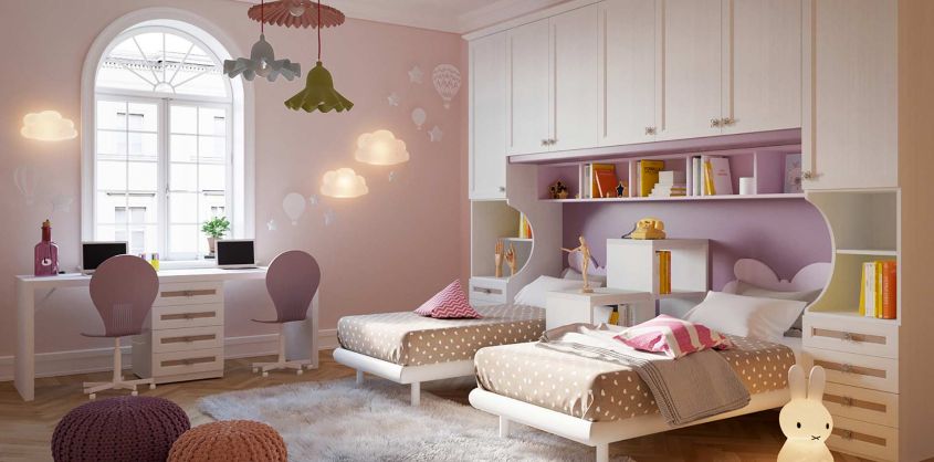 bridge bedroom for girls