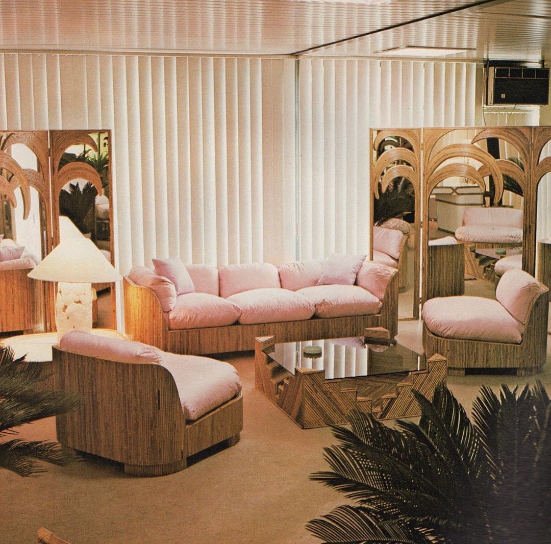 What was the difference between the 80s and 90s interior design?