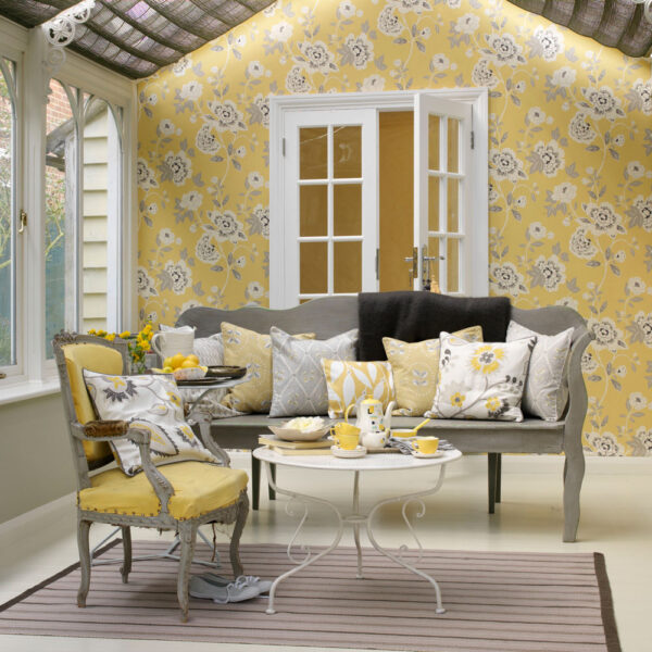 living room-walls-yellow-color-30