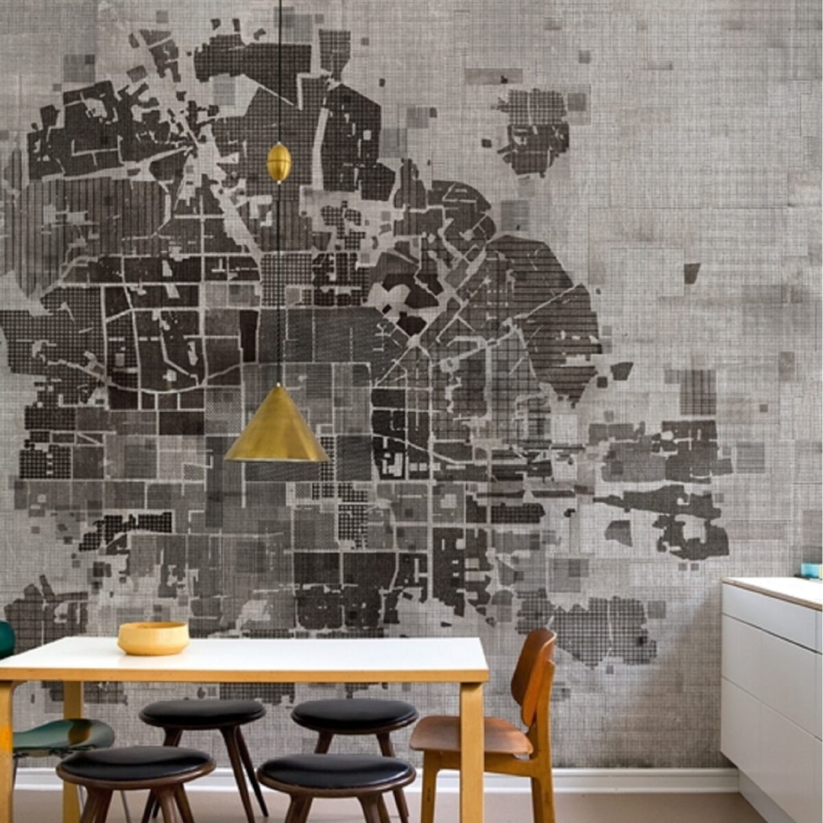 table-with-map-wallpaper