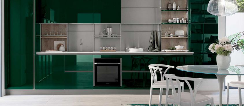 veneta cucine oyster verde