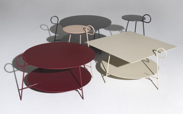 Carmina coffee tables by Ludovica + Roberto Palomba