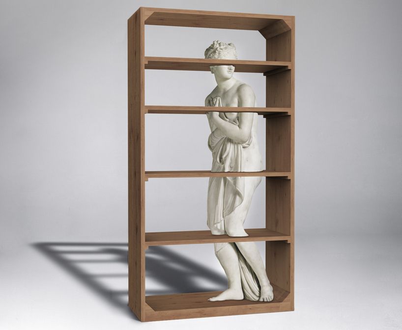 Venus bookcase by Fabio Novembre