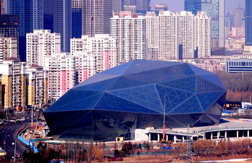 The Shenyang Culture and Art Center in Liaoning