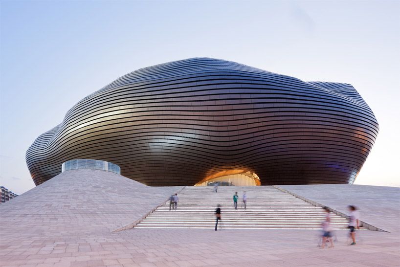 The Ordos Museum in Ordos