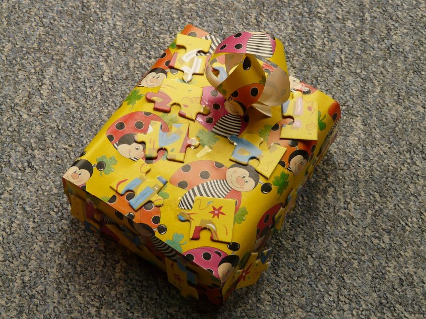 wrapping joke gift